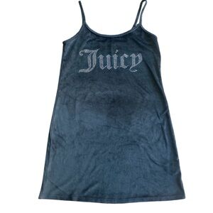 Juicy Couture Black Velour Dress